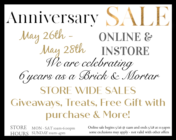 It's our Anniversary!!!  Help us SALE-a-BRATE!!!