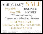 It's our Anniversary!!!  Help us SALE-a-BRATE!!!