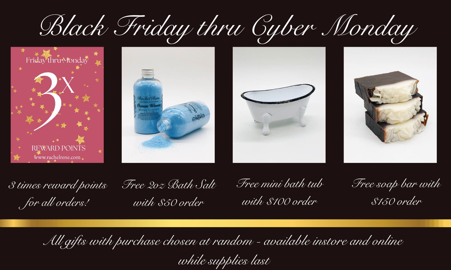 Get ready for our Black Friday - Cyber Monday event!