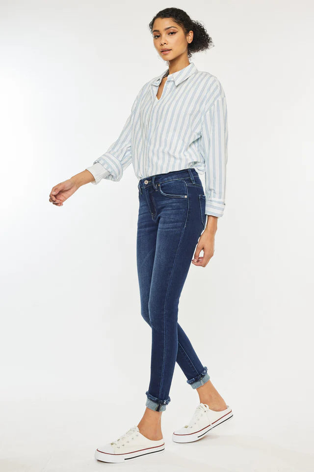 Kennedy Mid Rise Ankle Skinny Jeans