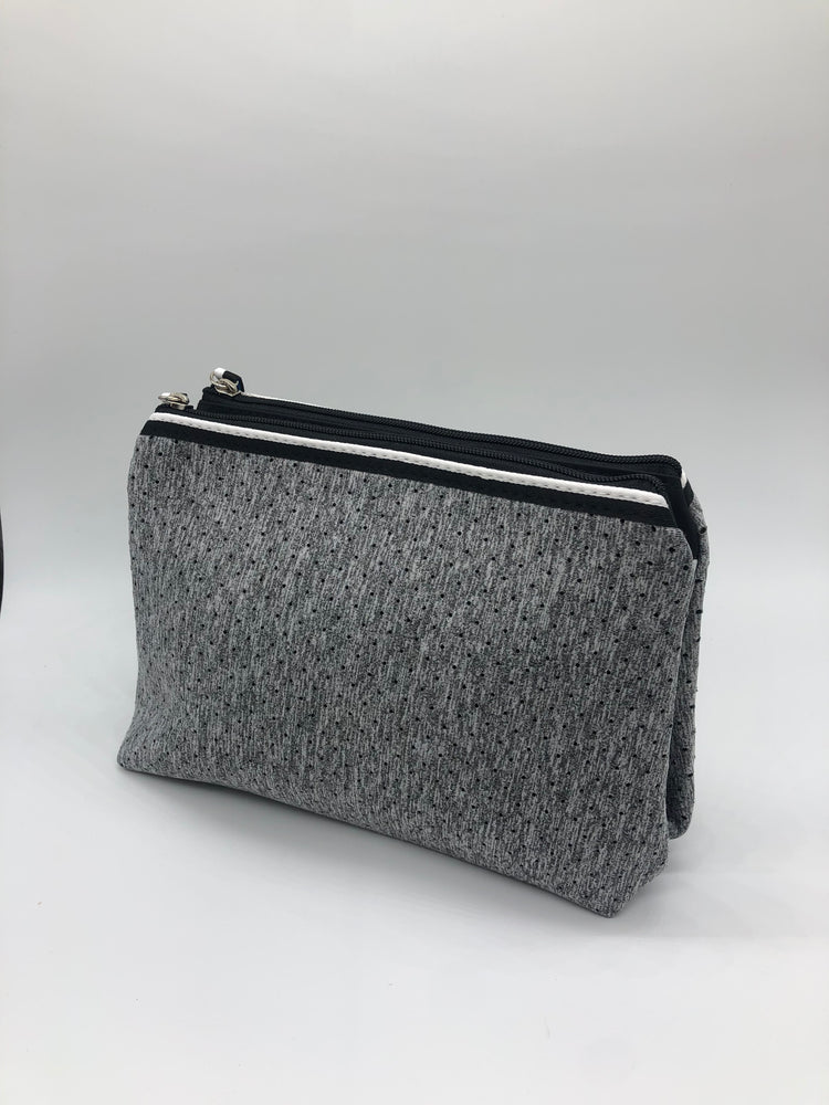 Neoprene Double Cosmetic Bag