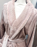 Plush Soft Warm Fleece Robe - Pink