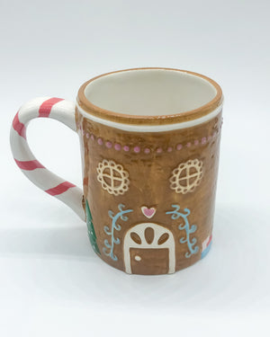 Ceramic Mug - Gingerbread House