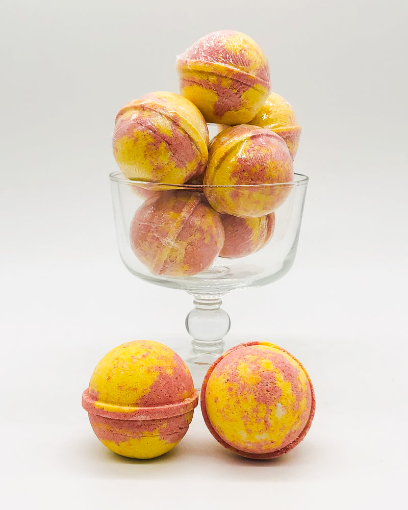 Strawberry Lemonade Bath Bombs