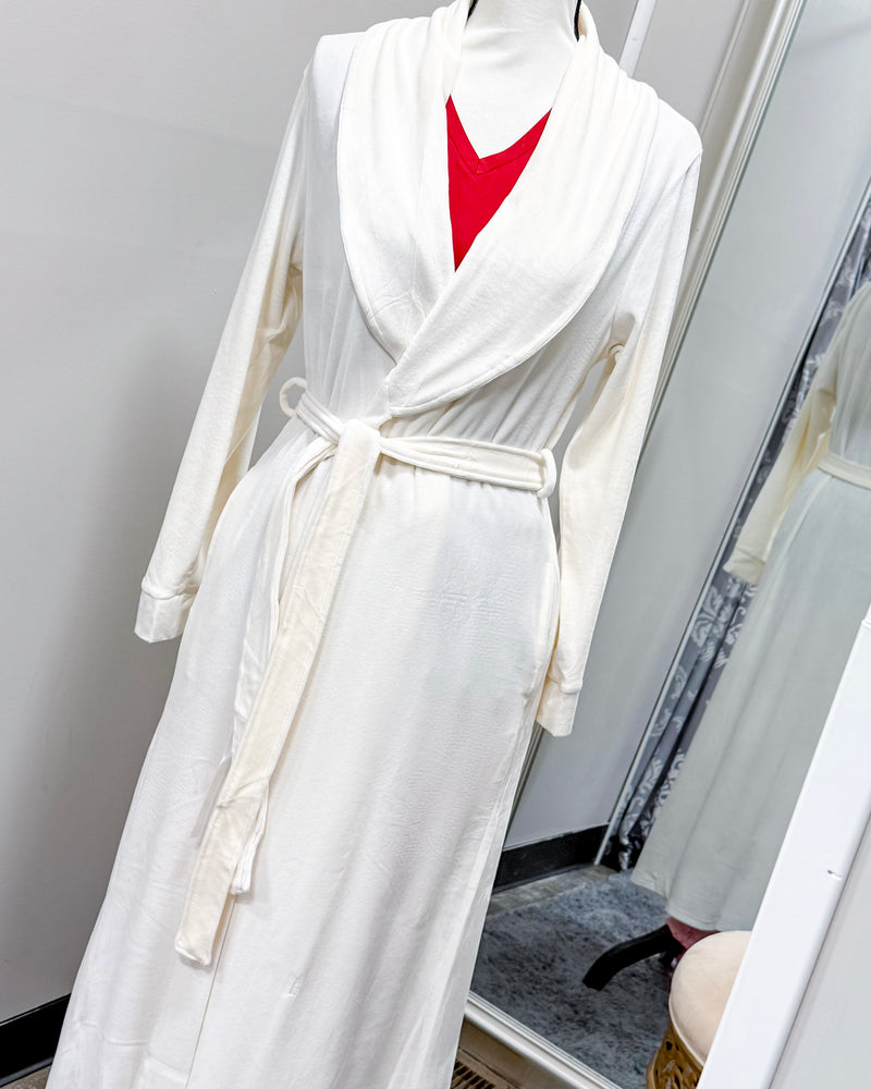 Classic Harbin Robe - Soft White