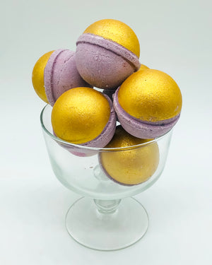 Lavender Honey Bath Bombs