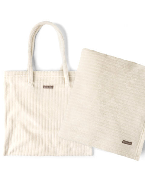 On My Way Blanket & Tote - Cream