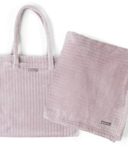 On My Way Blanket & Tote - Dusty Rose