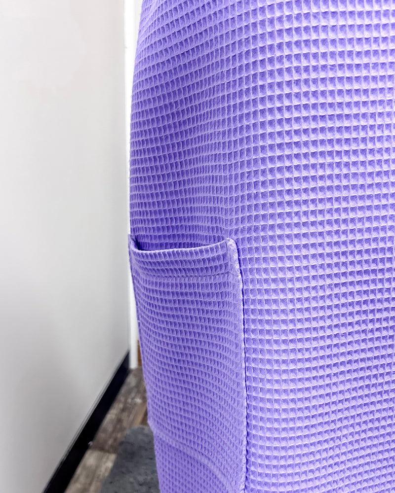 Waffle Spa Bath Wrap - Lavender