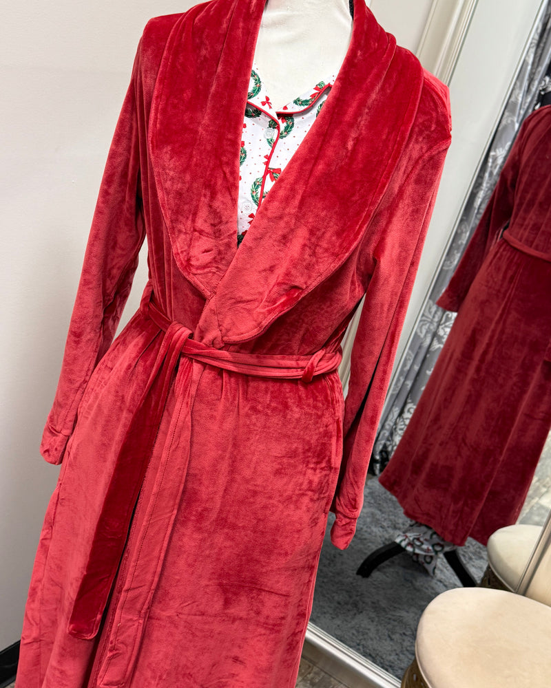 Classic Harbin Robe - Dark Red