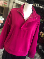 Carson LUX Sweatshirt - Hot Pink