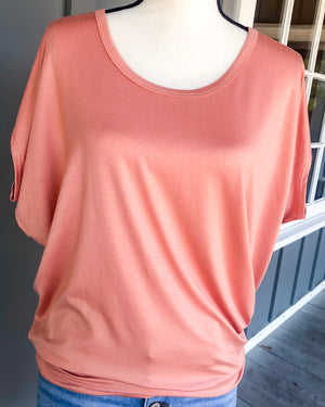 Drape Top - Peach