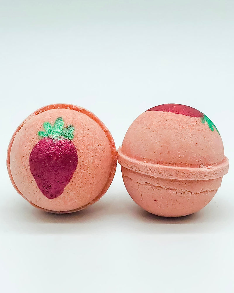 Strawberry Bath Bombs