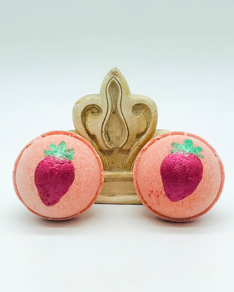 Strawberry Bath Bombs