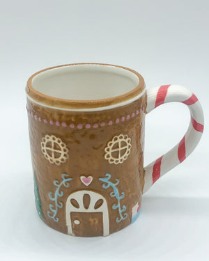 Ceramic Mug - Gingerbread House