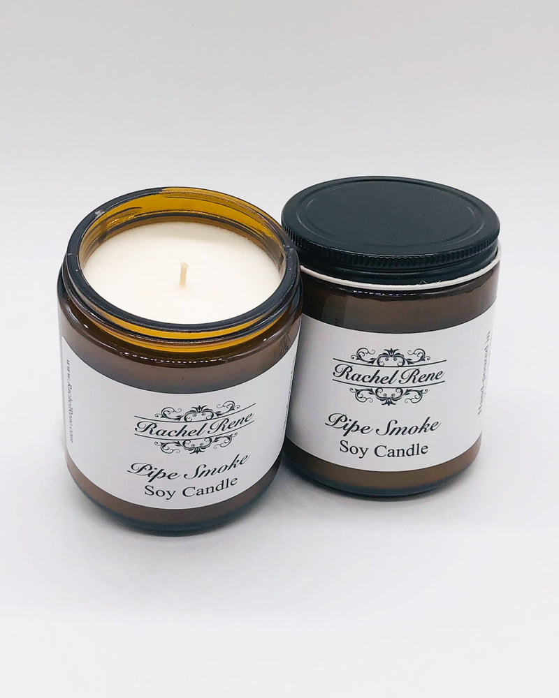 Pipe Smoke Soy Candle