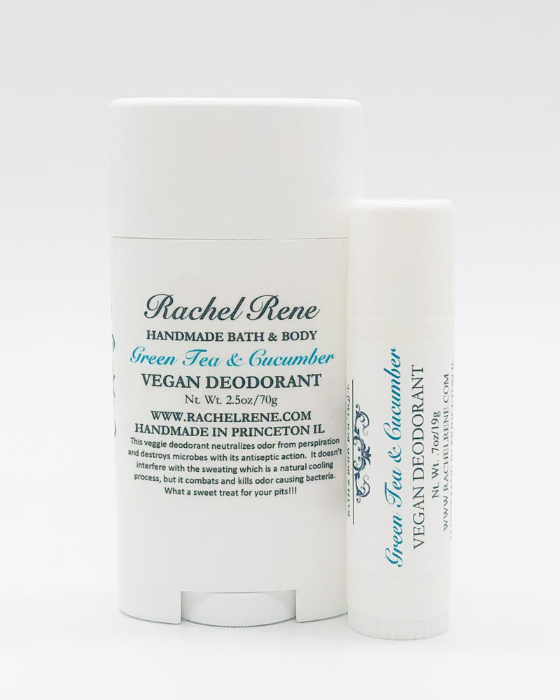 Green Tea & Cucumber - Aluminum Free Natural Deodorant