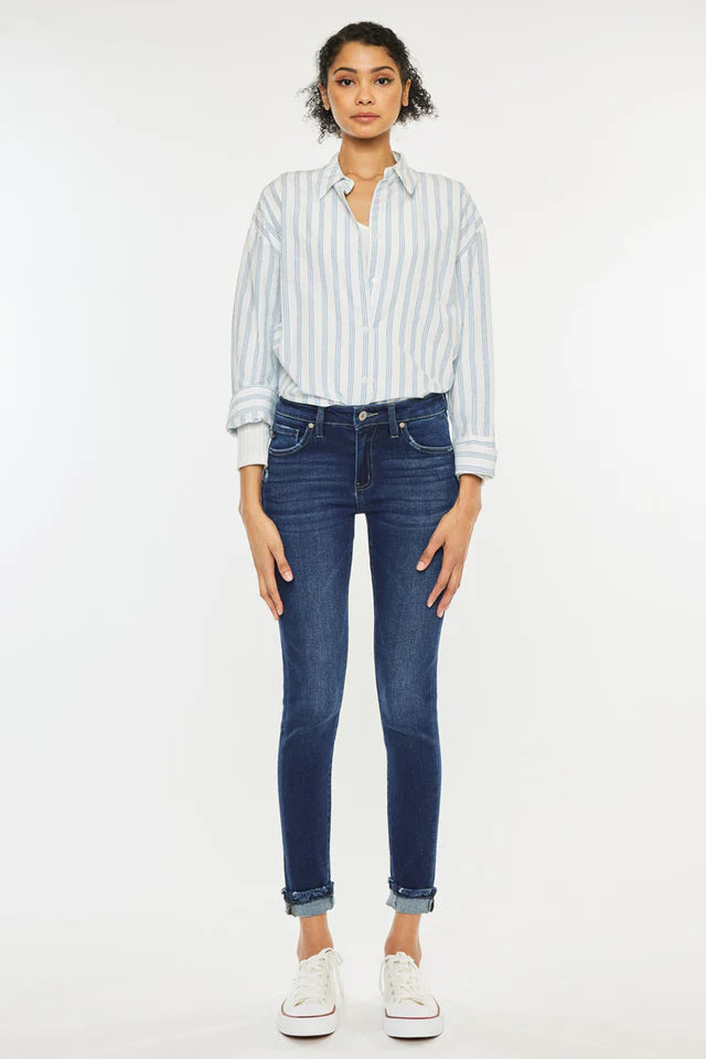 Kennedy Mid Rise Ankle Skinny Jeans