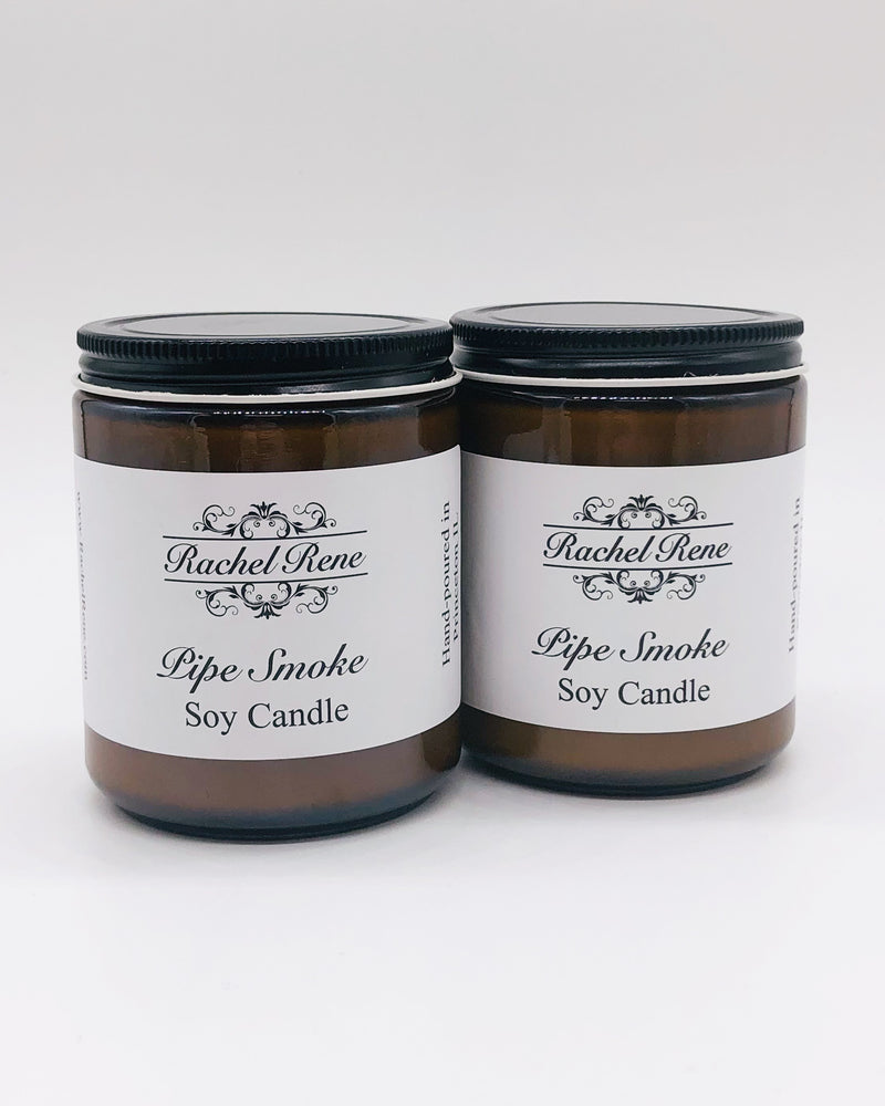 Pipe Smoke Soy Candle
