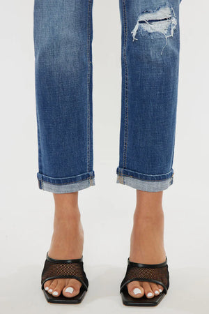 Lexington Mid Rise Boyfriend Jeans