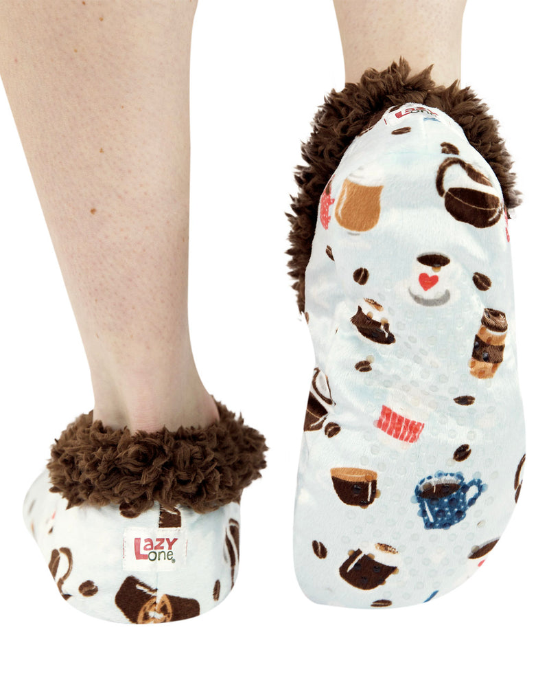 Coffee First - Fuzzy Feet Slippers