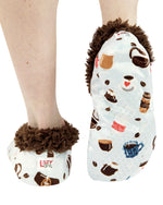 Coffee First - Fuzzy Feet Slippers