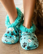 Dog Mom - Fuzzy Feet Slippers