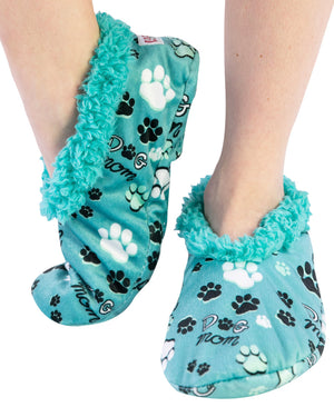 Dog Mom - Fuzzy Feet Slippers