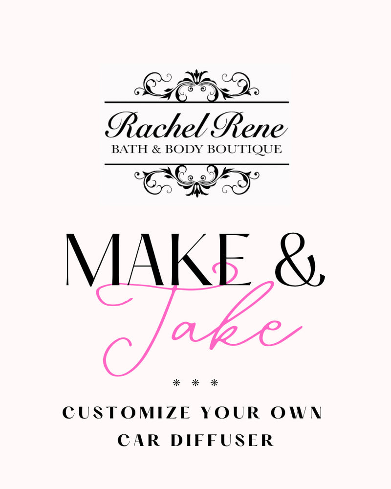 Make & Take Customizable Car Diffuser