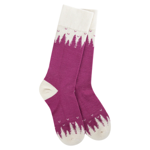 World's Softest Socks - Boysenberry Forest