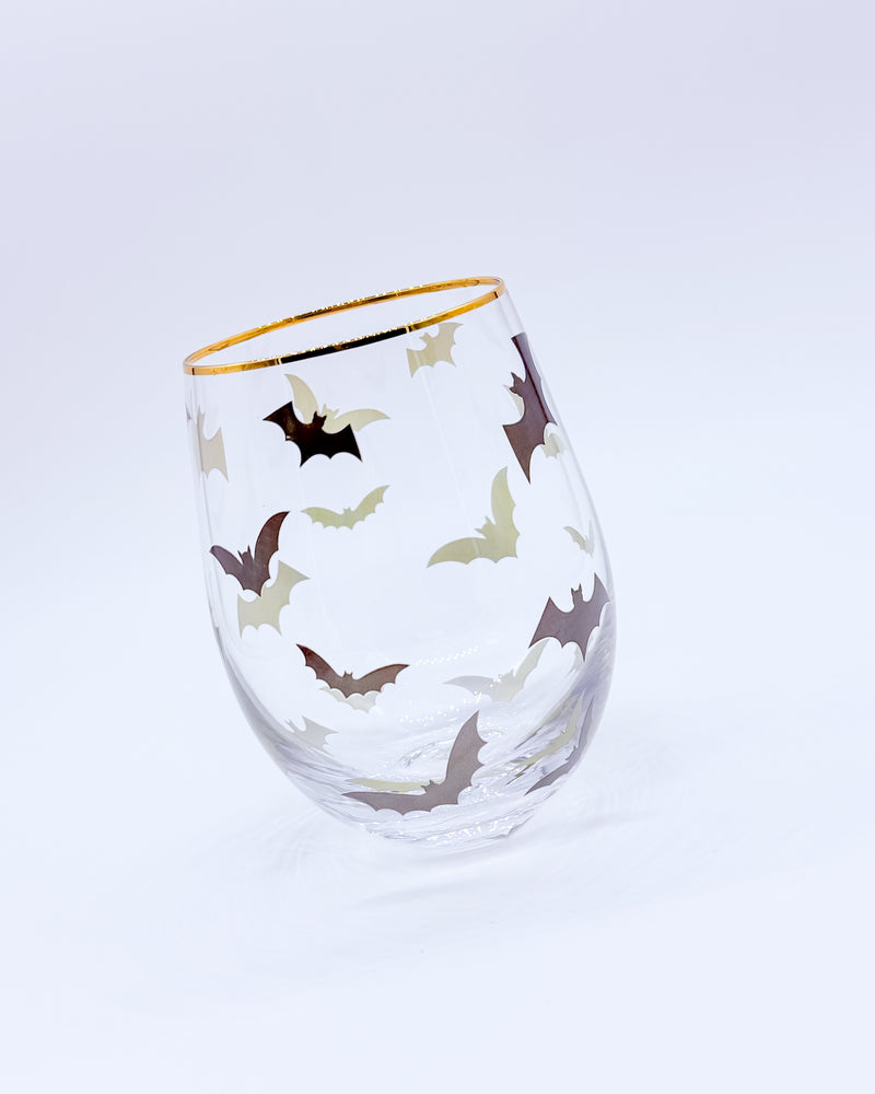 Bat Wine Glass
