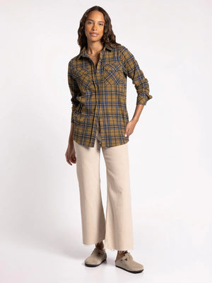 Jasper Tunic - Camel Black Plaid