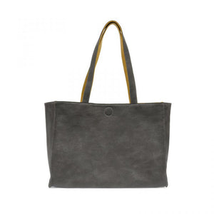 Dark Grey/Mustard Tatum Reversible Tote