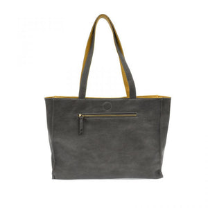 Dark Grey/Mustard Tatum Reversible Tote