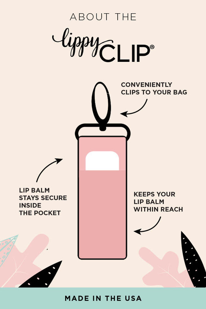 Denim and Lace LippyClip® Lip Balm Holder