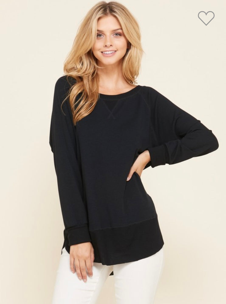 Happy Days Knit Pullover - Black