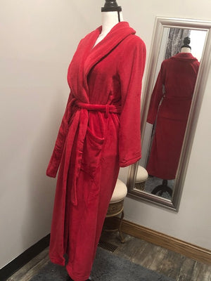 Red Plush Robe